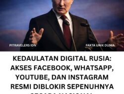 Pemerintah Rusia secara resmi telah memblokir medsos internasional