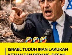 Pemerintah Israel menuduh Iran bertindak dikategorikan sebagai kejahatan perang
