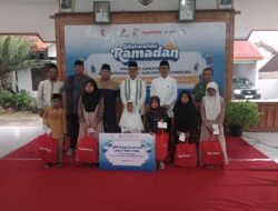 ExxonMobil Gelar Buka Bersama dan Santuni Anak Yatim Piatu di Pendopo Kecamatan Kalitidu.