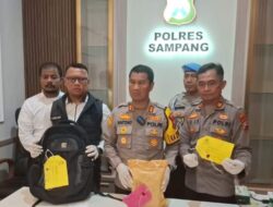 Polres Sampang Berhasil Ungkap Jaringan Narkoba, Sabu Tiga Kilogram di Sita