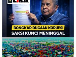 LSM LIRA Desak APH Periksa Keterlibatan Dirut Pelindo dan JICT Dalam Pembunuhan Aktivis Ermanto Usman