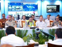 Kakorlantas di acara pembukaan posko, Pastikan Hiruk-pikuk Operasi Ketupat Berjalan Lancar