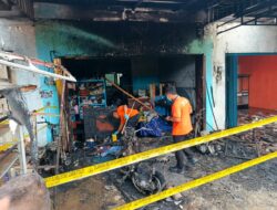Polisi Selidiki Kebakaran Ruko Laundry di Pagelaran, Satu Orang Tewas dan Tiga Luka Bakar