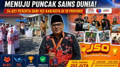 JSO 2026 Menggema di Seluruh Negeri: Puluhan Ribu Pelajar Berjuang Menuju Puncak Sains Nasional
