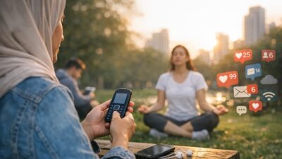 Kembali ke Ponsel Sederhana Demi Ketenangan Mental