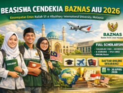 BAZNAS Buka Beasiswa AIU 2026