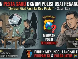 Oknum Anggota Satresnarkoba Polres Malang Berinisial ZKO Diduga Pesta Sabu