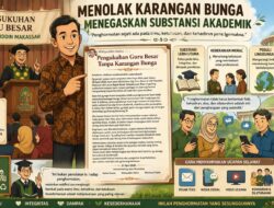 Menolak Karangan Bunga Menegaskan Substansi Akademik