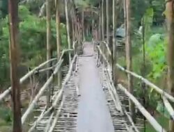Jembatan Penghubung Desa di Bojong Manik, Pemkab Lebak Tak Peduli?