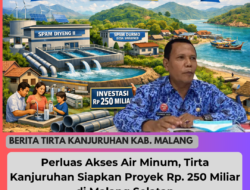 Perluas Akses Air Minum, Tirta Kanjuruhan Siapkan Proyek Rp250 Miliar di Malang Selatan