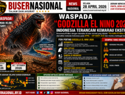 WASPADA “GODZILLA EL NINO 2026”, INDONESIA TERANCAM KEMARAU EKSTREM