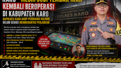 Mesin Judi Tembak Ikan Kembali Marak di Karo, Publik Soroti Ketegasan Aparat