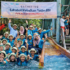 Keceriaan Anak Yatim Warnai Gathering Sahabat Kebaikan Yatim BSI Maslahat di Hawai Waterpark Malang