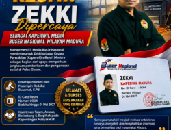 RESMI: Zekki Ditunjuk Sebagai Kepala Perwakilan Media Buser Nasional Wilayah Madura