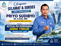 Perumda Tirta Kanjuruhan Kabupaten Malang Sampaikan Ucapan Selamat atas Terpilihnya Priyo Sudibyo Pimpin PERPAMSI Jatim 2026–2030