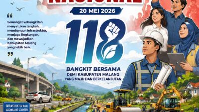 Momentum Hari Kebangkitan Nasional 2026, Dinas PUBM Kabupaten Malang Ajak Masyarakat Jaga Lingkungan dan Dukung Infrastruktur Berkelanjutan
