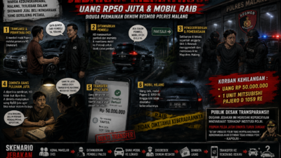 Oknum Resmob Polres Malang Diduga Peras Warga: Uang Rp50 Juta Raib, Mobil Pajero Melayang