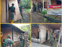 Wujud Kepedulian TNI, Koramil 0812/12 Modo Mulai Bongkar Rumah Warga dalam Program Rutilahu TA 2026