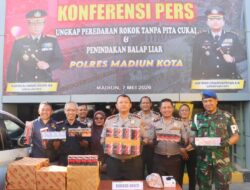 Polres Madiun Kota Gagalkan Pengiriman 3,1 juta Batang Rokok Ilegal Lintas Provinsi