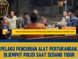 TERANCAM 7 TAHUN PENJARA, DUA MALING ALAT TUKANG DI BANGKALAN DICIDUK SAAT SEDANG TIDUR