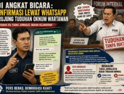 Edi Angkat Bicara: Konfirmasi Lewat WhatsApp Berujung Tuduhan Oknum Wartawan