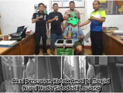 Polsek Lawang Ungkap Kasus Pencurian Kotak Amal Masjid di Sidodadi, Pelaku Diamankan Unit Reskrim