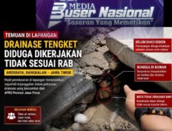 Drainase Tengket Dipertanyakan, Temuan Lapangan Ungkap Dugaan Pekerjaan Asal Jadi