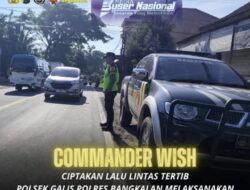 Wujudkan Kamseltibcarlantas, Polsek Galis Laksanakan Pengaturan Lalu Lintas Pagi