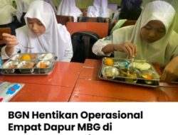 Lalai Standar Operasional, BGN Segel 4 Dapur Program Makan Bergizi Gratis di Bangkalan