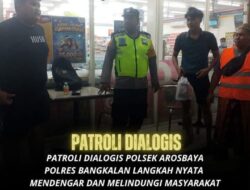 MANTAP! Dengarkan Curhatan Warga, Polsek Arosbaya Gencarkan Patroli Dialogis Demi Kamtibmas Kondusif