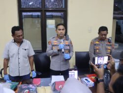 Polres Pacitan Amankan Dua Tersangka Penyiram Air Keras Penjual Tempe