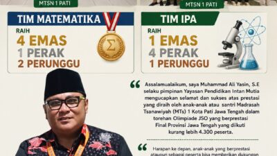 MTsN 1 Pati Juara Umum JSO 2026 Jawa Tengah, Borong 21 Medali di Final Provinsi