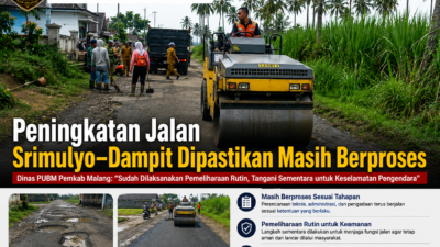 Peningkatan Jalan Srimulyo–Dampit Dipastikan Masih Berjalan, Dinas PUBM Malang Jelaskan Tahapannya