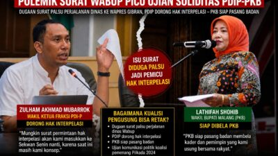 PDI-P Bongkar Kartu AS Surat Perjalanan Dinas Wabup Malang Picu Ujian Soliditas Kualisi