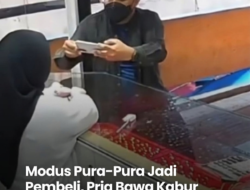 Modus Pura-Pura Jadi Pembeli, Pria Tak Dikenal Sikat Emas Batangan Rp30 Juta di Pasar Horas