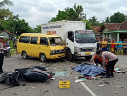 Tabrakan Beruntun di Jalan Raya Lombang Dajah, Seorang Korban Dilaporkan Meninggal Dunia