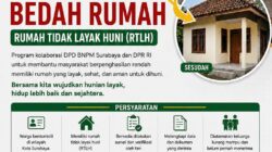 DPD BNPM Surabaya bersama DPR RI Membuka Pendaftaran Bedah Rumah