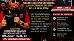 Wayan Setiawan Politikus Bali Akan Dipolisikan Ormas Madas Nusantara Sebar Fitnah dan SARA di Medsos