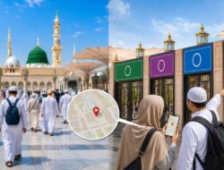 Warna Gerbang yang Menuntun Jamaah Nabawi