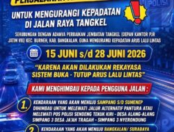 Perbaikan Jembatan Tangkel, Satlantas Polres Bangkalan Terapkan Rekayasa Lalu Lintas: Pengendara Diimbau Gunakan Jalur Alternatif