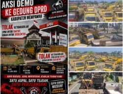 200 Dump Truck Kepung DPRD Mempawah, Sopir Tuntut Keadilan Distribusi Solar Subsidi