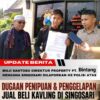 Muji santoso Direktur PT Bintang Kencana  Singosari Dilaporkan Ke Polisi atas Dugaan Penipuan dan Penggelapan Jual Beli Kavling 