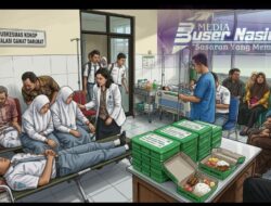 Dugaan Keracunan Massal, Puluhan Siswa SMAN 1 Kokop Bangkalan Dilarikan ke Puskesmas Usai Santap Makan Bergizi Gratis