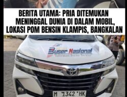 Seorang Pria Ditemukan Meninggal Dunia di Dalam Mobil di SPBU Klampis Bangkalan