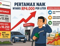 PERTAMAX 92  NAIK NYARIS RP4.000 PER LITER