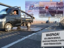 WASPADA! Besi Sambungan Jembatan Suramadu ke Arah Madura, Menjulur, Ancam Keselamatan Pengguna Jalan