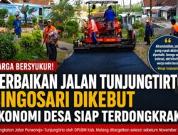 PUBM Perbaiki Jalan Di Tunjungtirto Singosari Malang