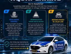 Musim Hujan Tiba! Satlantas Polres Bangkalan Ingatkan Pengendara Waspada Ancaman Maut ‘Aquaplaning