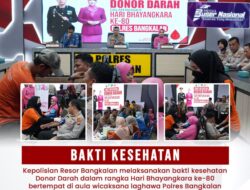 Peringati Hari Bhayangkara ke-80, Polres Bangkalan Gelar Aksi Kemanusiaan Donor Darah