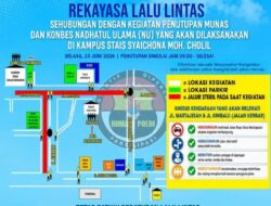 Headline: Hindari Kemacetan! Simak Rekayasa Lalu Lintas Penutupan Munas & Konbes NU di Bangkalan Hari Ini
